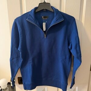 Simons Royal Blue quarter Zip Sweater size M